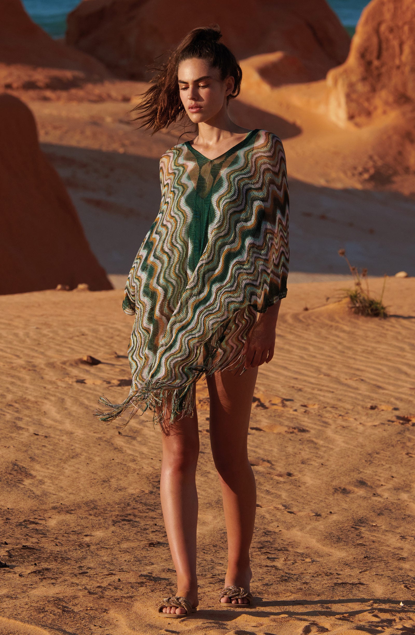 pain-de-sucre-bay-tunique-poncho-bambou image 2