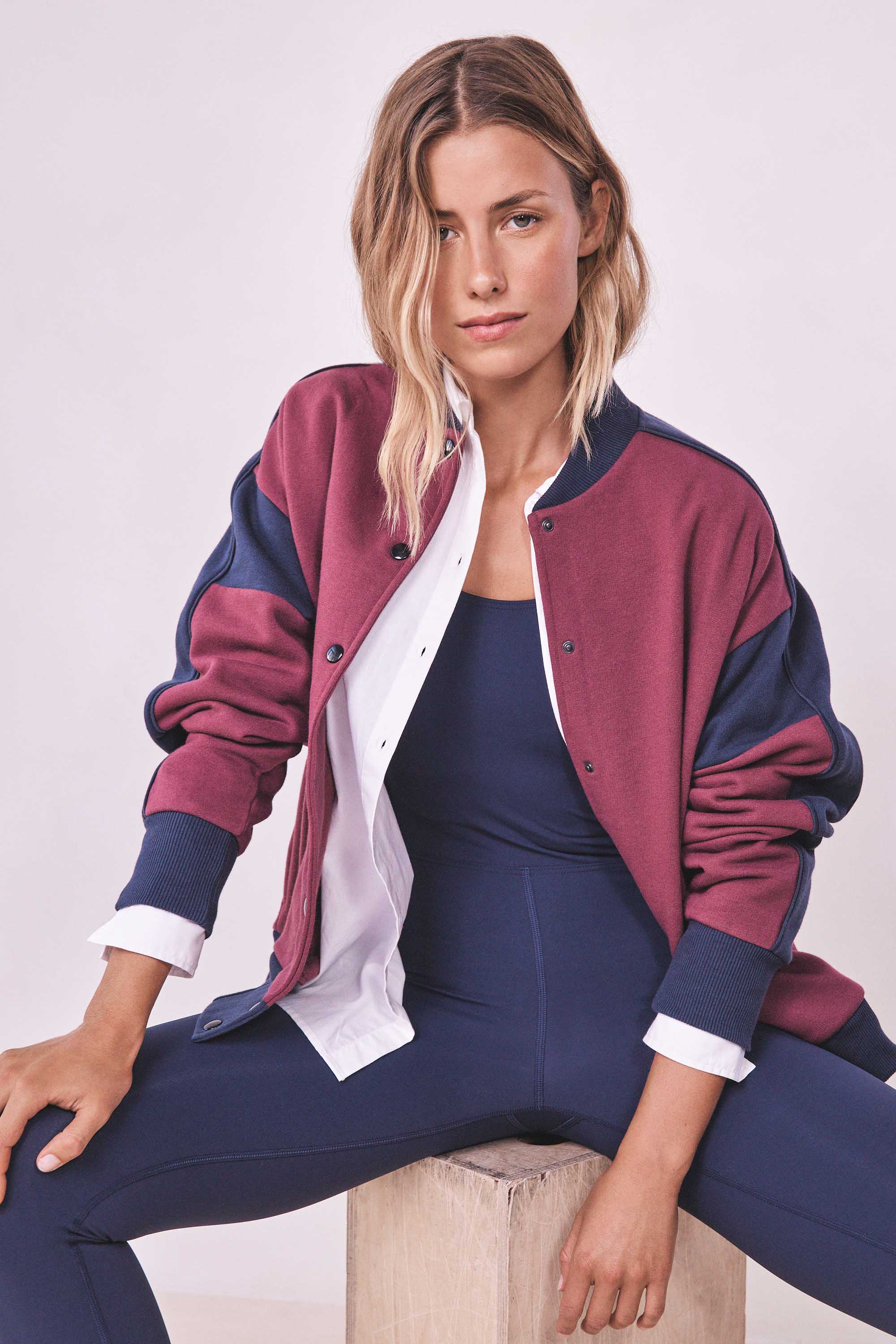 luz-collections-vahena-x-maison-123-veste-oversize-sportswear-boutons-pression image 1