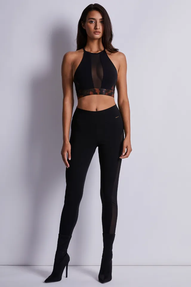 luz-x-aubade-legging-aubade-7-8-me-uni-noir-taille-mi-haute image 1