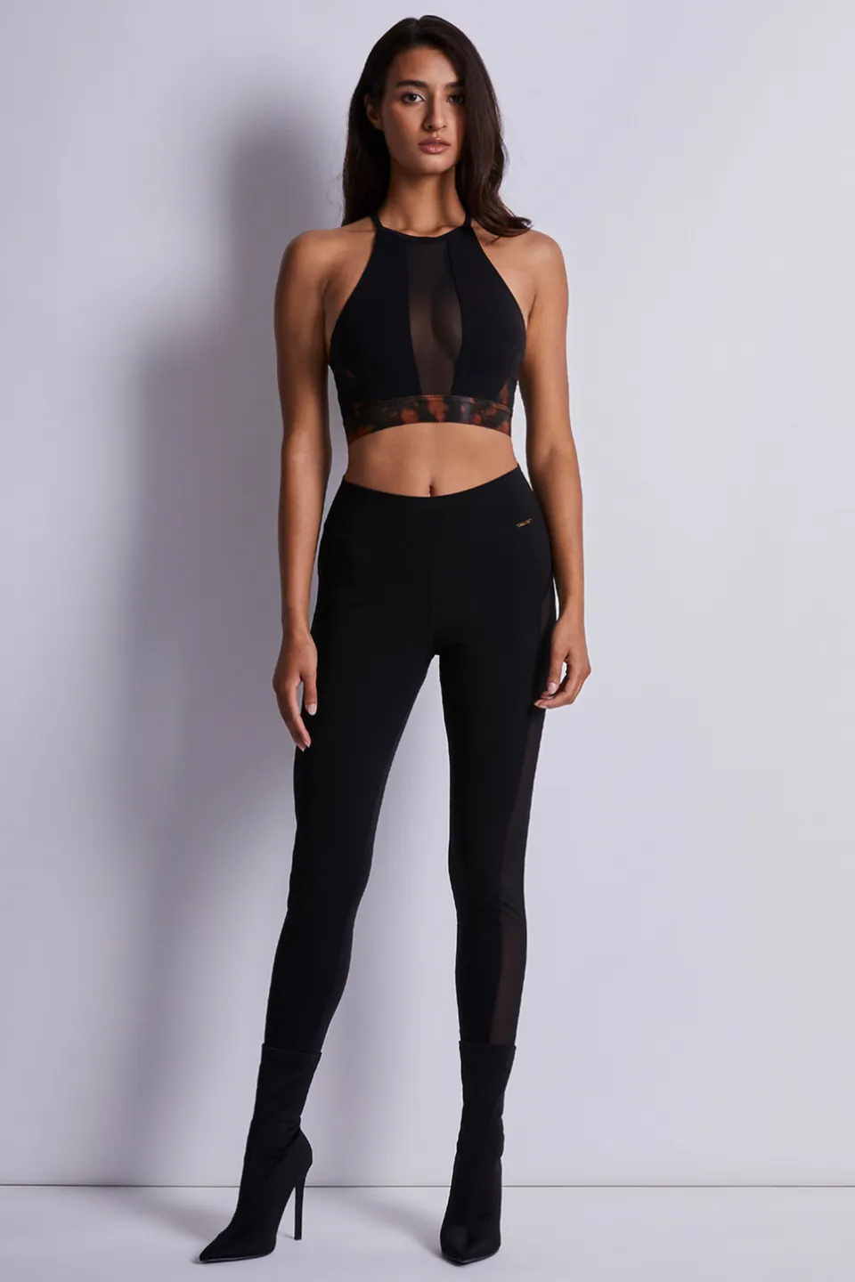 luz-x-aubade-legging-aubade-7-8-me-uni-noir-taille-mi-haute image 1