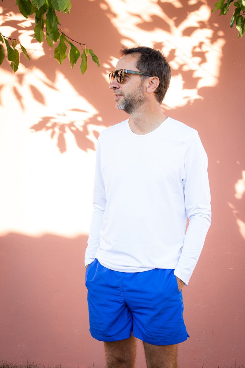 les-ultraviolettes-james-short-de-bain-homme-anti-uv-bleu-roi image 1
