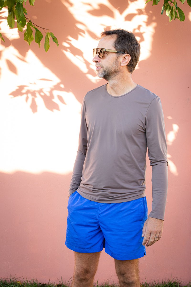 les-ultraviolettes-marlon-t-shirt-anti-uv-manches-longues-homme-chocolat image 2