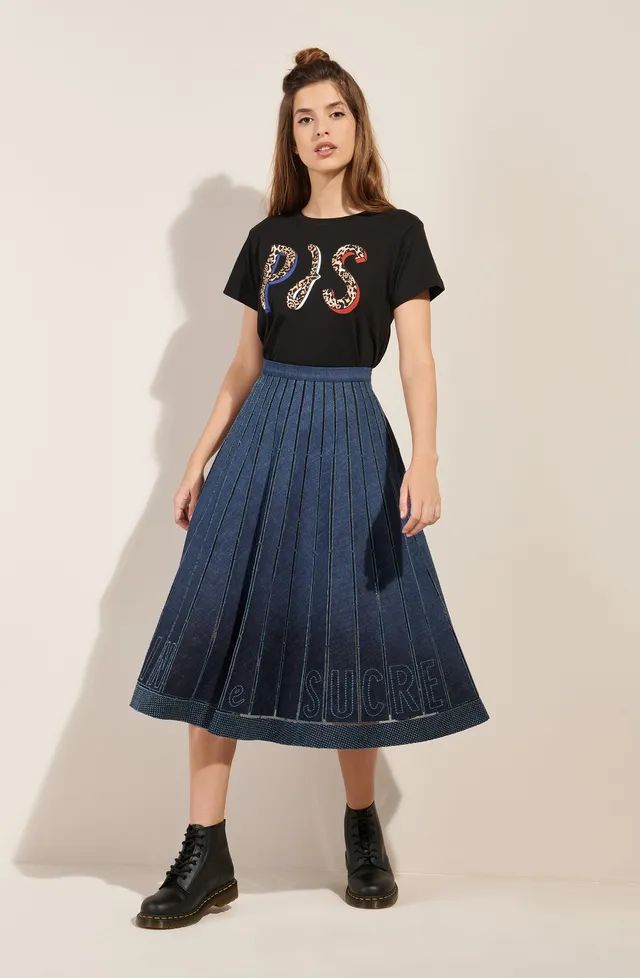 pain-de-sucre-thiya-t-shirt-100-coton-italien-flocage-panth-re-pds-noir image 1