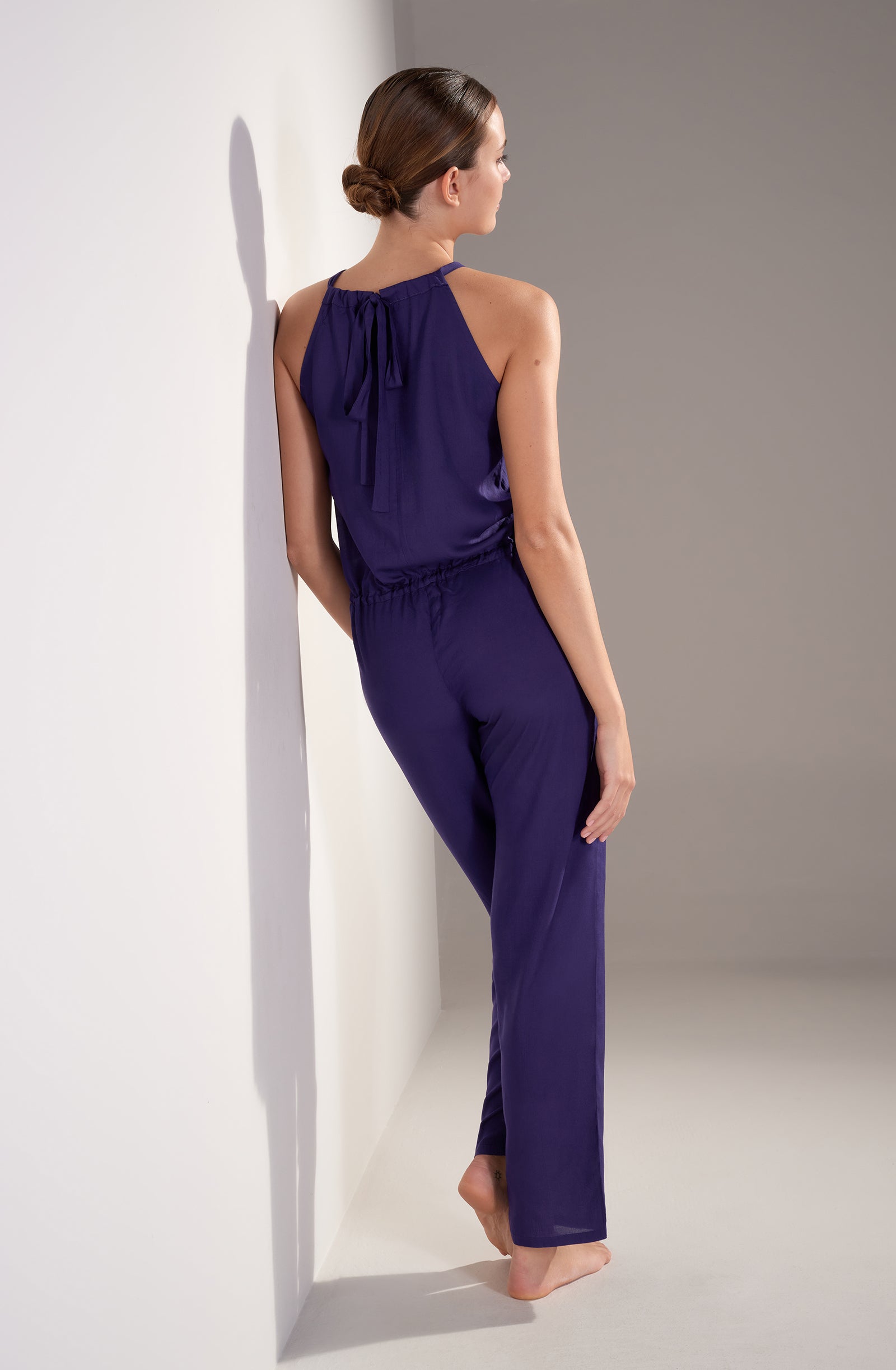 pain-de-sucre-zya-purple-combinaison-pantalon-modal-poches image 2
