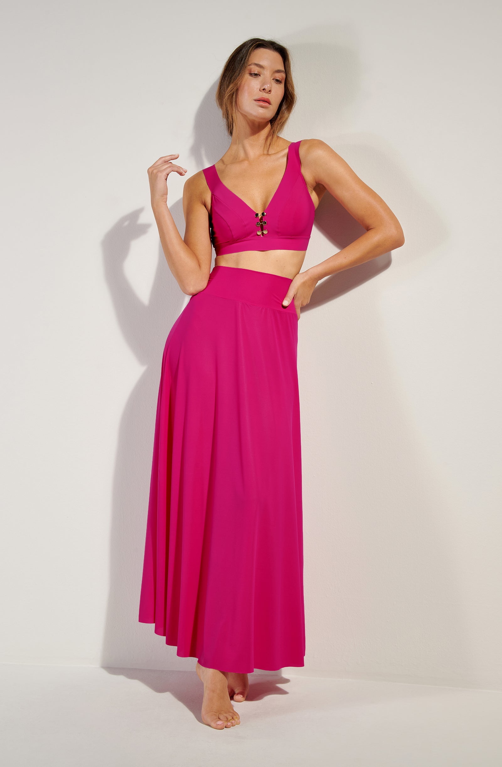 pain-de-sucre-jaya-jupe-longue-2-en-1-robe-bustier-framboise image 1
