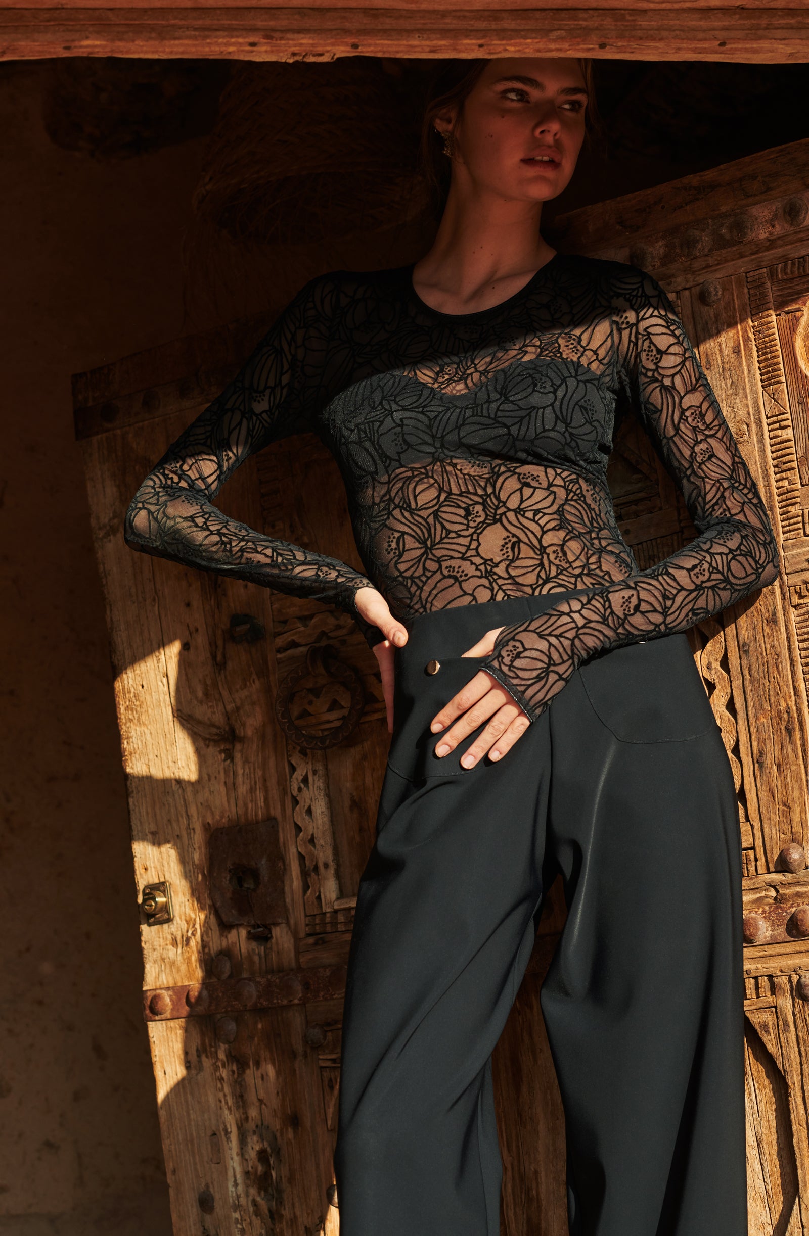 pain-de-sucre-moana-body-tulle-transparent-noir image 3