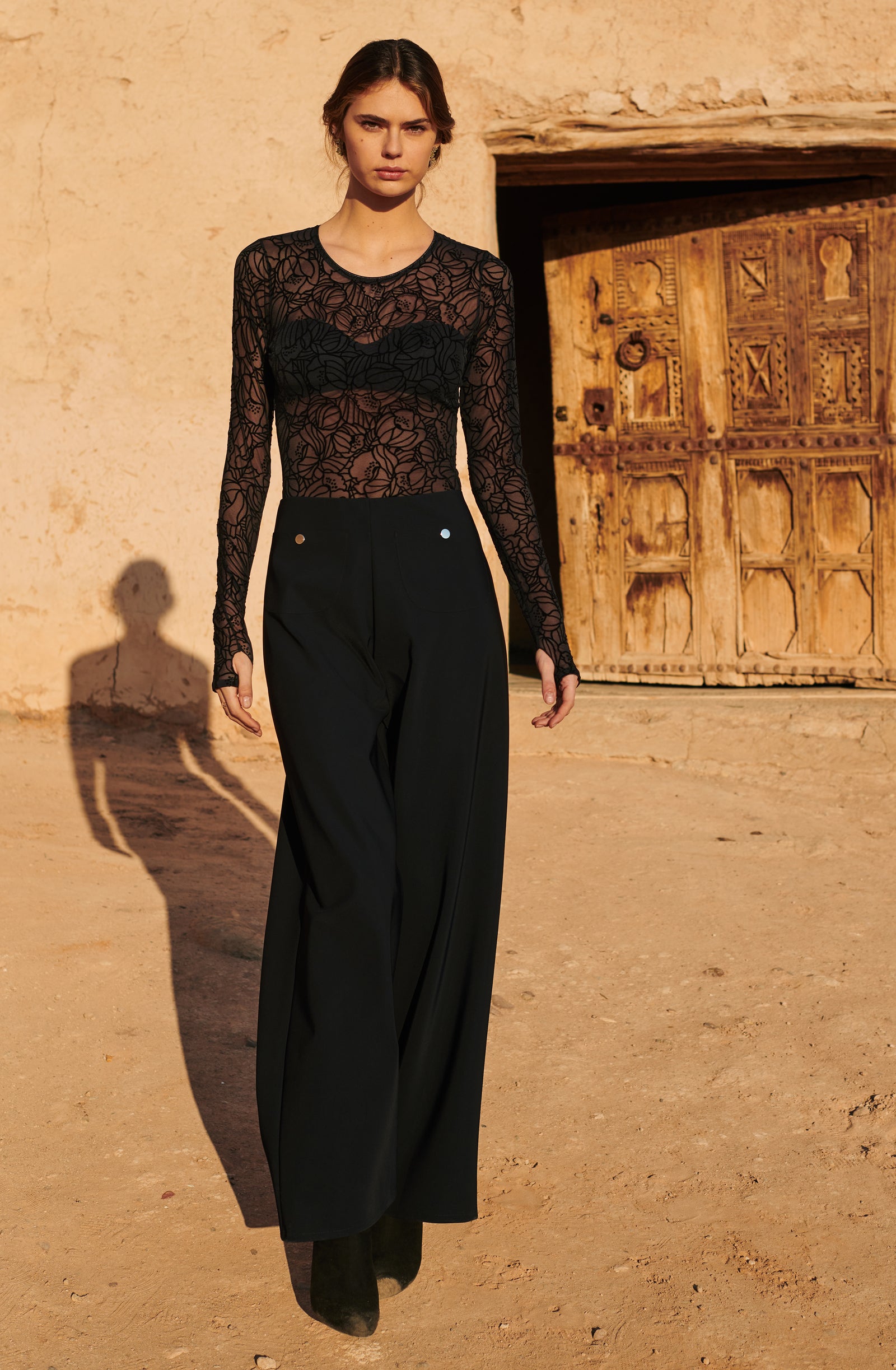 pain-de-sucre-fionha-pantalon-large-taille-haute-lastiqu-e-noir-tailles-m-l image 1