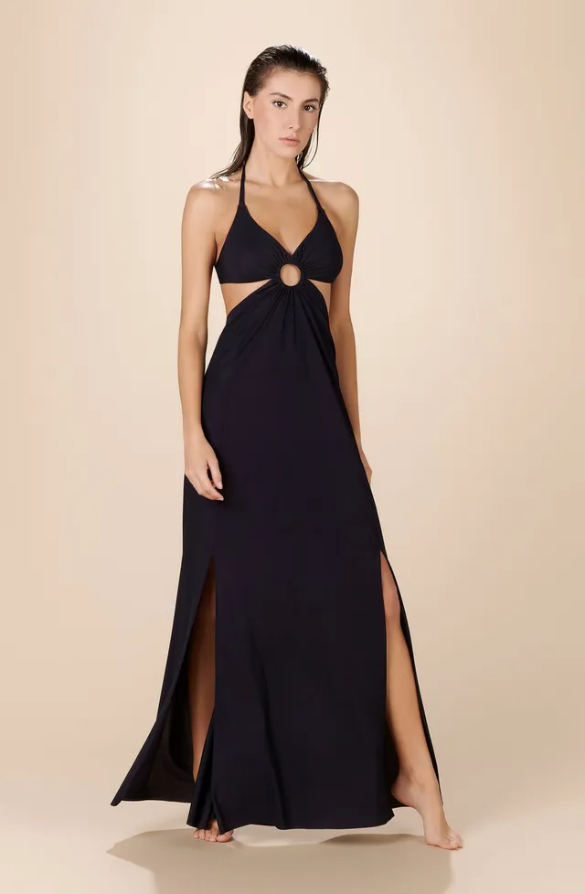 pain-de-sucre-rod-robe-longue-vas-e-dos-nu-noir-taille-l image 1