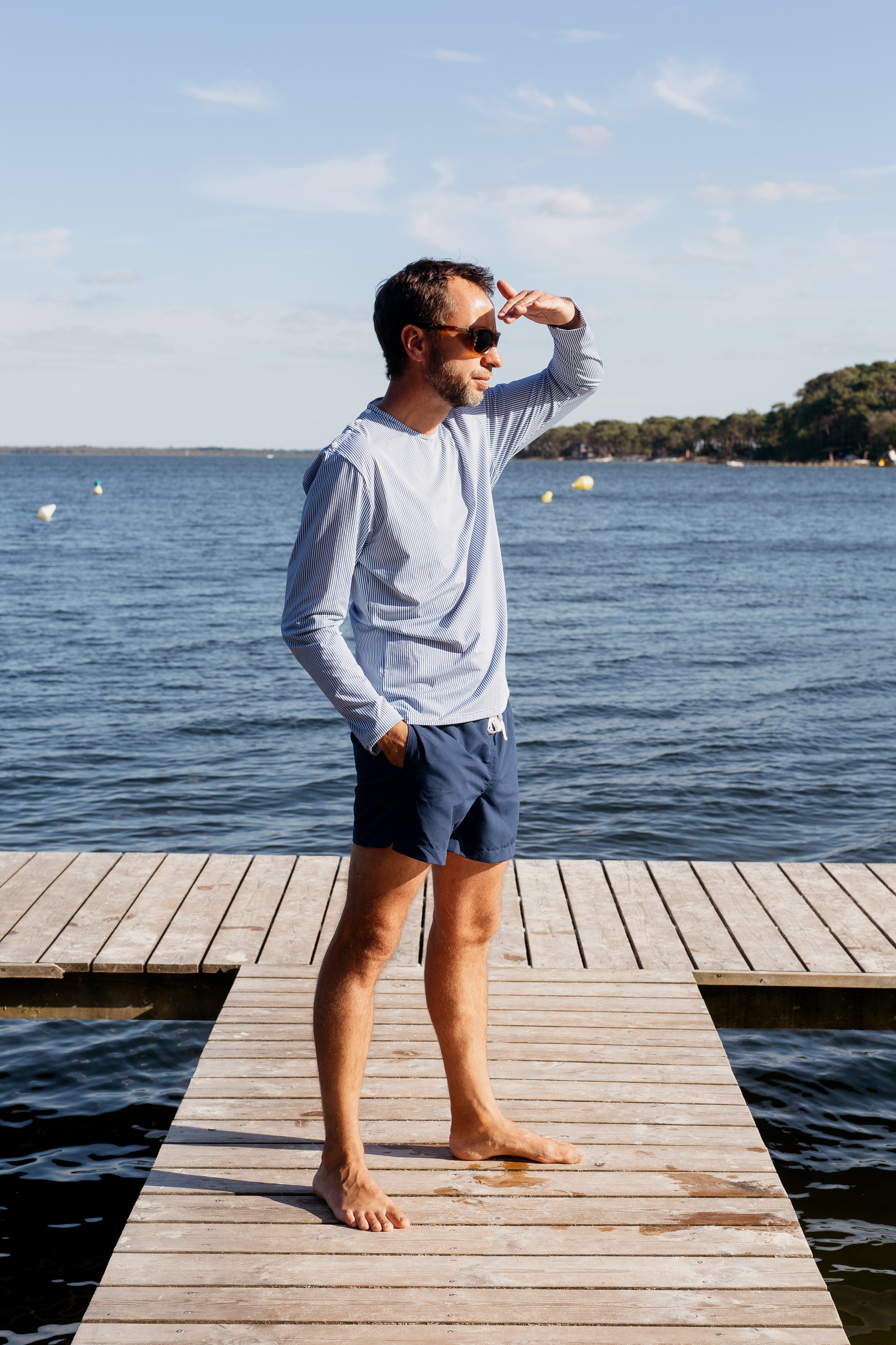 les-ultraviolettes-marlon-tee-shirt-anti-uv-homme-marini-re-rayure-summer-in-bia image 3