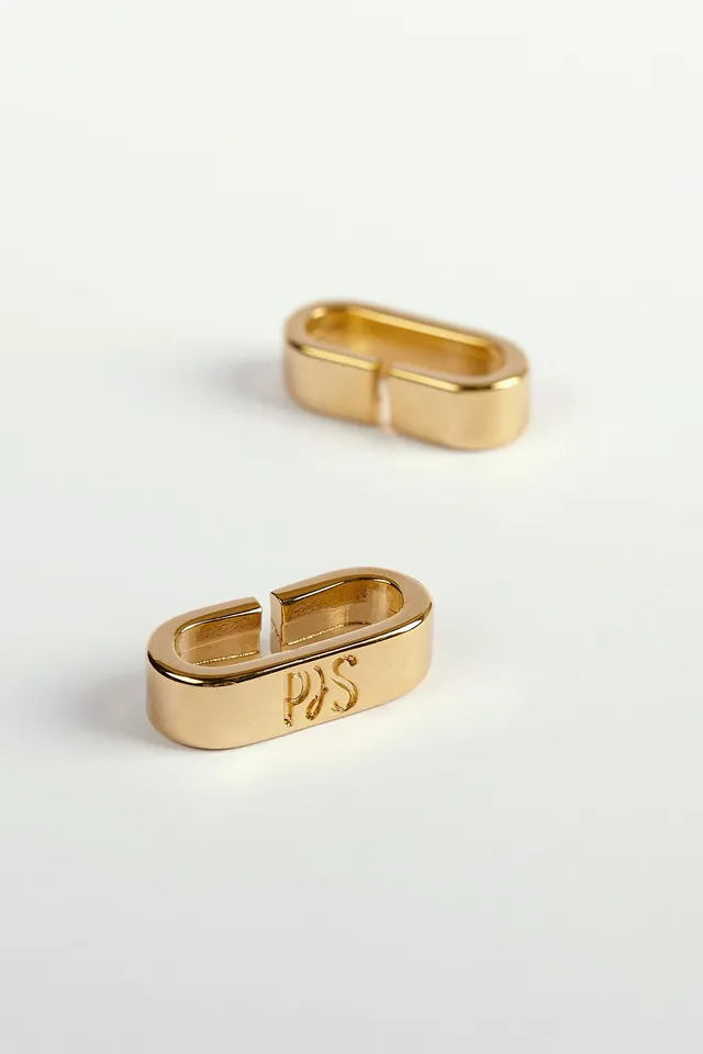 pain-de-sucre-anello-ouvert-bague-de-remplacement-laiton-or image 1