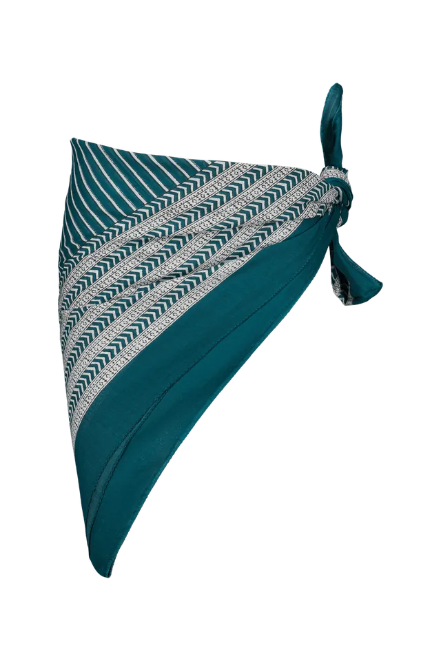 anja-paris-le-par-o-par-o-de-plage-imprim-vert-canard-180-x-115-cm image 1