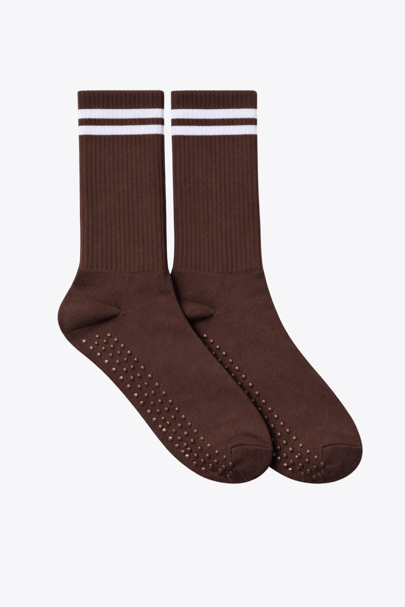 luz-collections-chaussettes-marron-ray-es-blanches-2 image 1