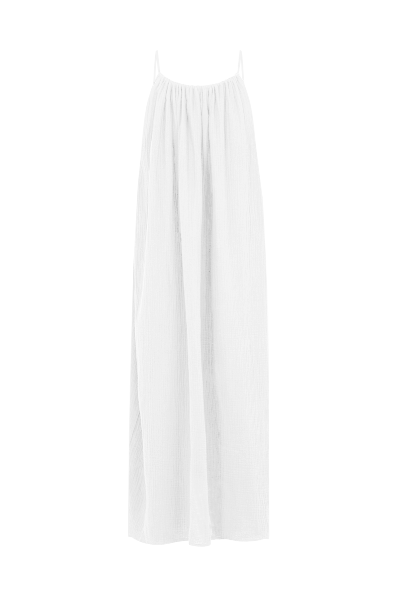 anja-paris-la-robe-blanche-gaze-de-coton-robe-de-plage-dos-nu image 2