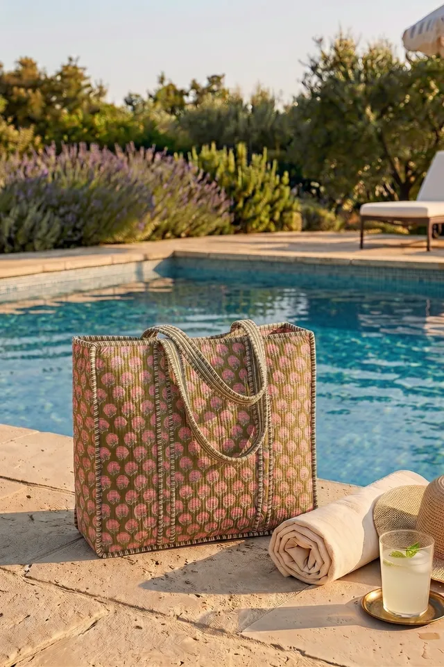 anja-paris-le-nomade-sac-boh-me-chic-vert-et-rose image 1