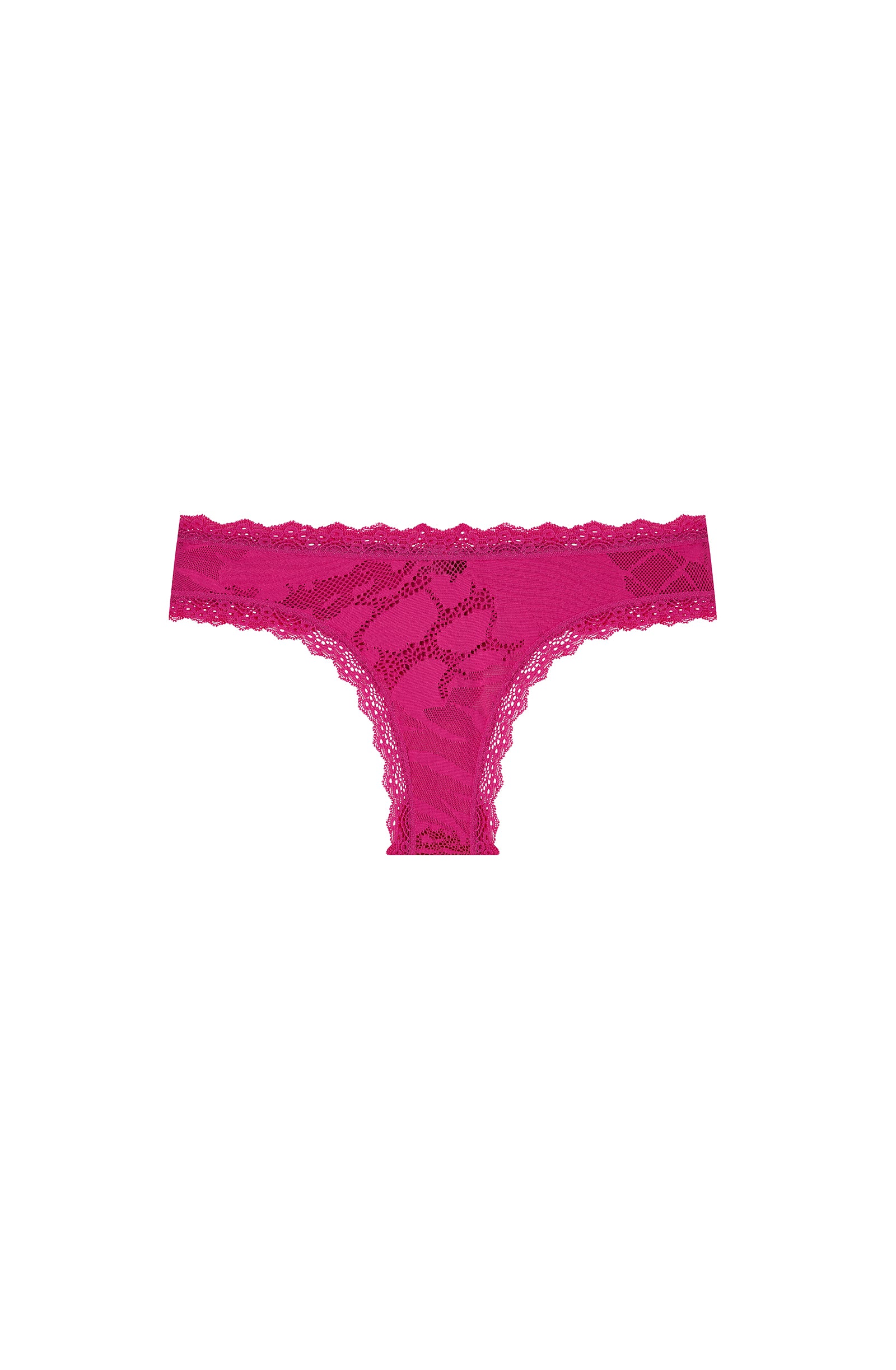 pain-de-sucre-elika-string-dentelle-stretch-framboise image 5