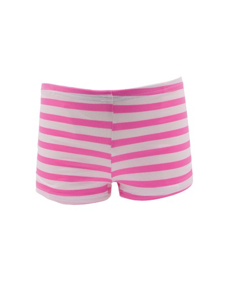 les-ultraviolettes-mistigri-rayure-rose-short-de-bain-anti-uv-fillette image 2