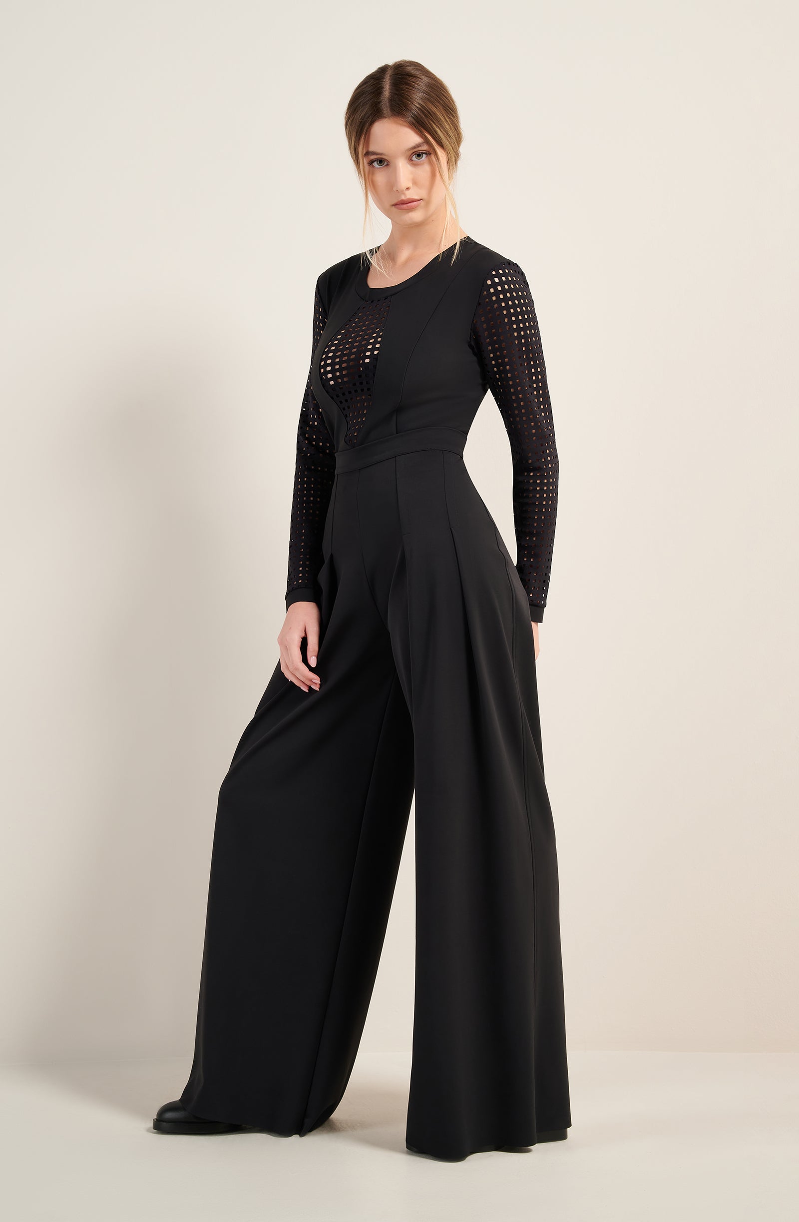 pain-de-sucre-pandora-pantalon-large-taille-haute-noir image 5