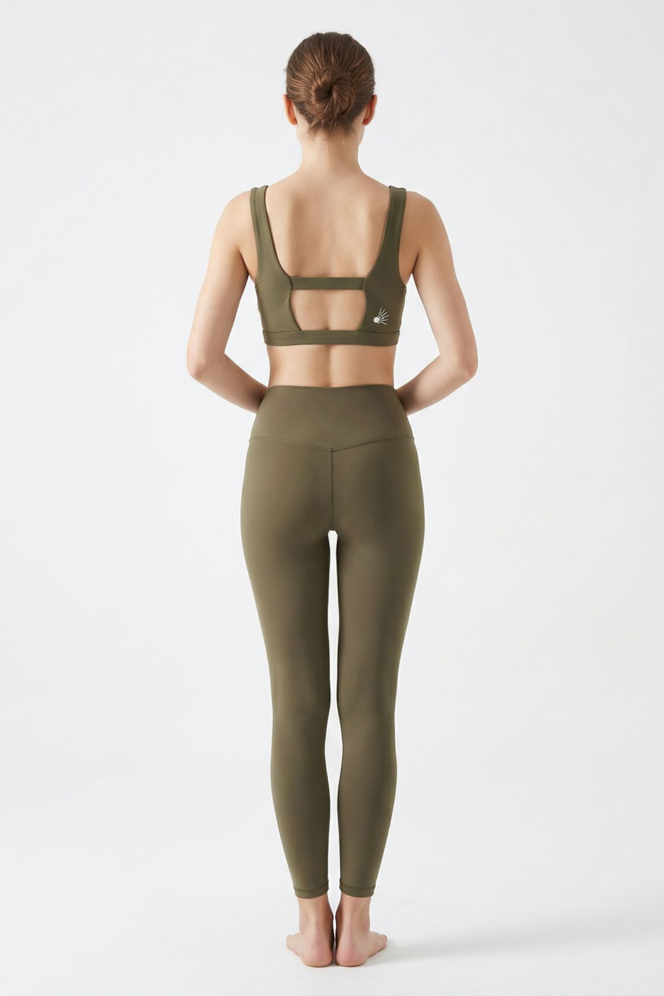 luz-collections-legging-vanille-kaki-legging-7-8e-taille-mi-haute-gainant-en-con image 3