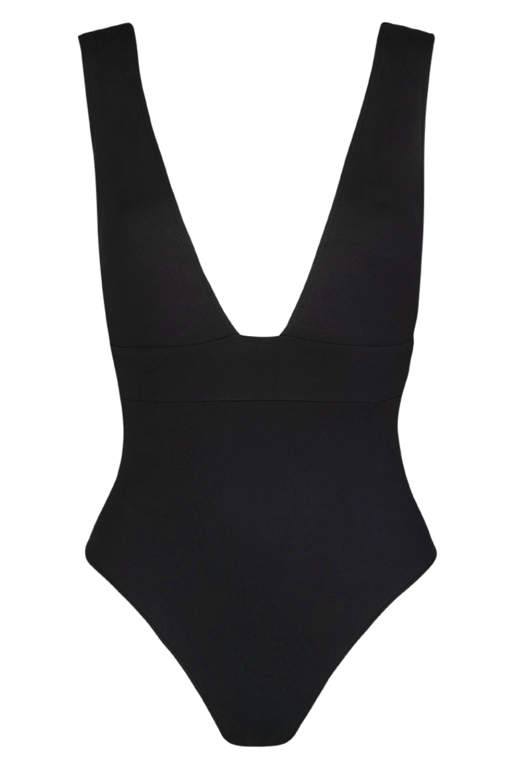 anja-paris-le-plongeant-noir-maillot-de-bain-une-pi-ce-d-collet-plongeant image 2