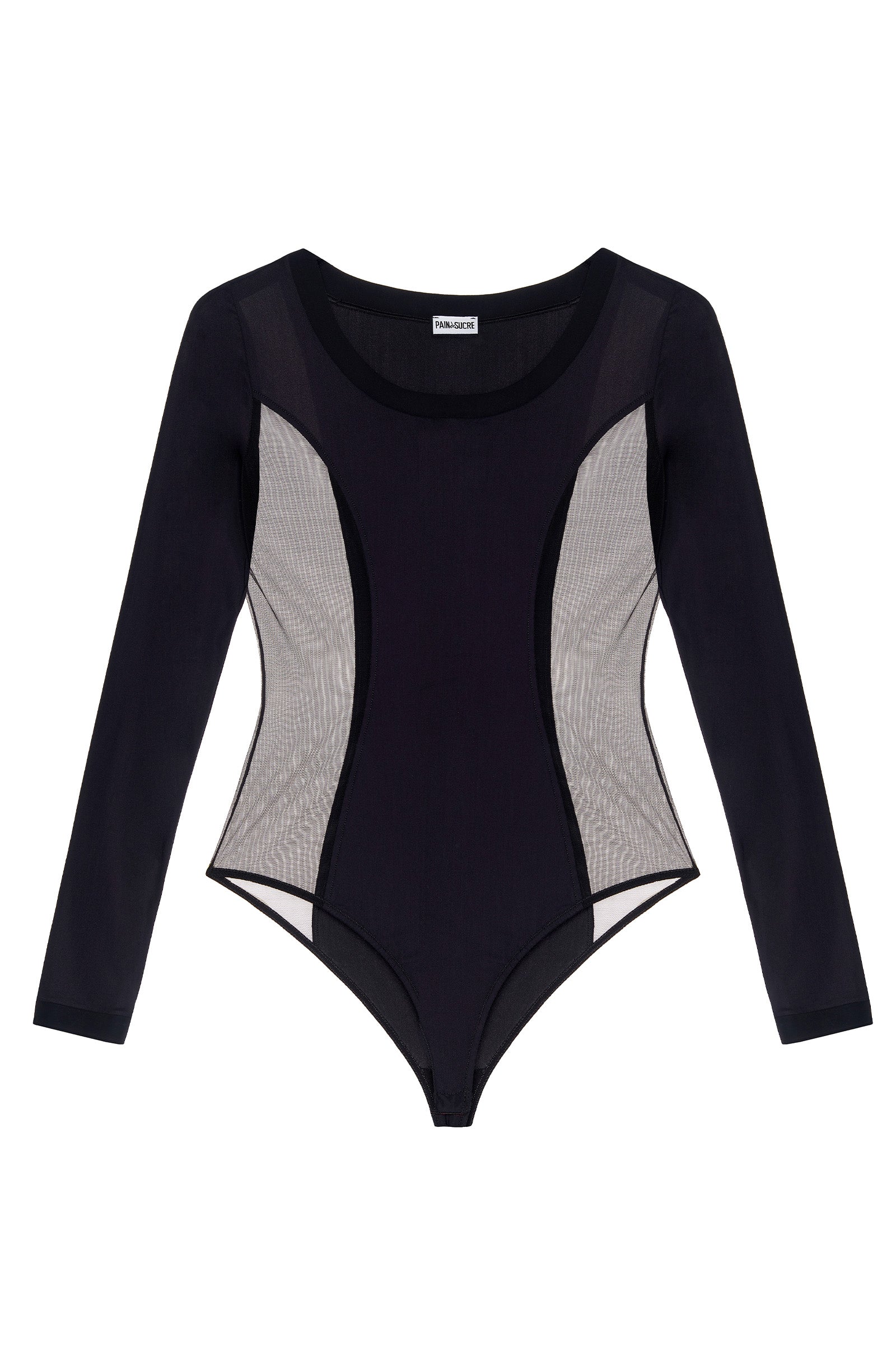 pain-de-sucre-bunny-body-manches-longues-voile-et-r-sille-noir image 8