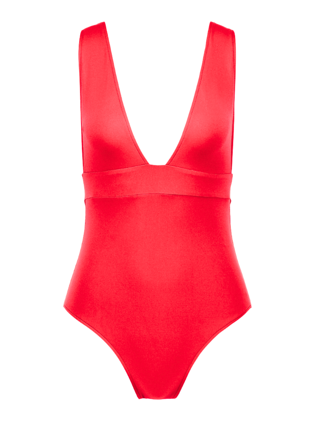 anja-paris-le-plongeant-rouge-maillot-de-bain-une-pi-ce-d-collet-plongeant image 2