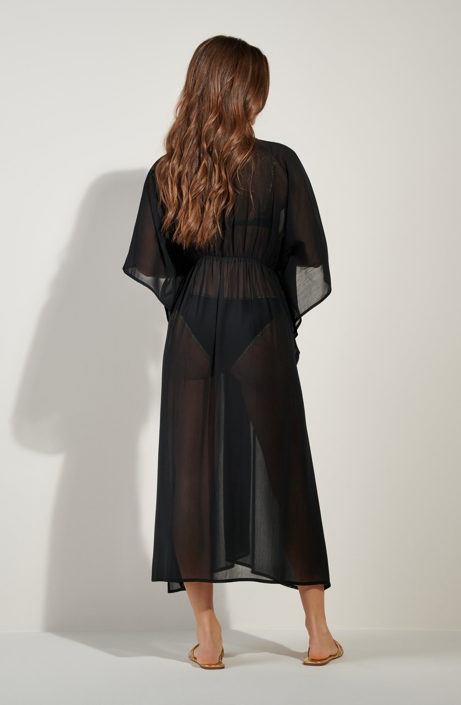 pain-de-sucre-azora-kimono-caftan-noir-l-xl image 2