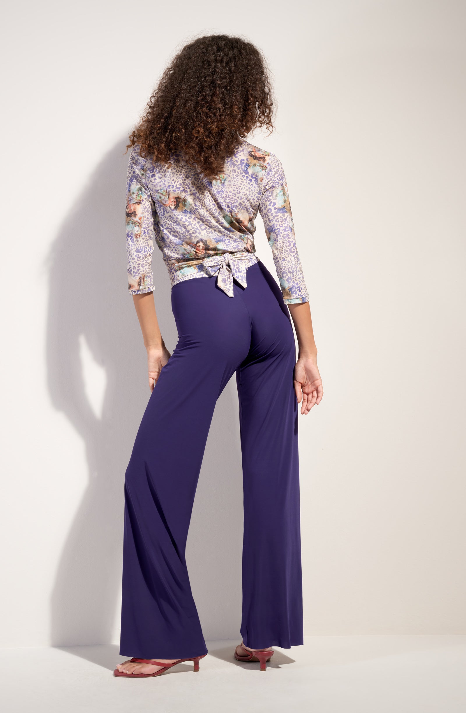 pain-de-sucre-myla-pantalon-ample-en-voile-de-lycra-taille-rabattable-purple image 2