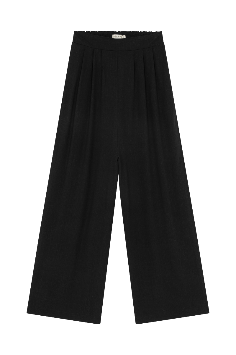 anja-paris-le-palazzo-pantalon-fluide-vas-noir image 2