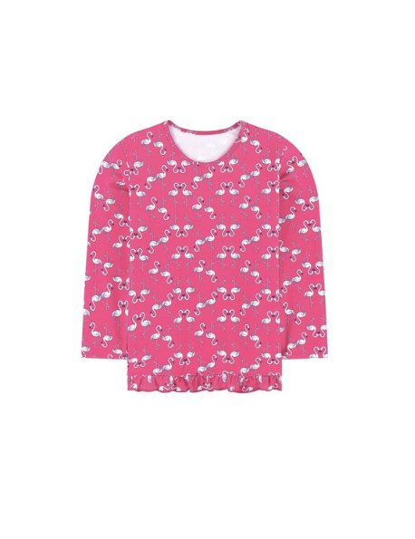 les-ultraviolettes-confetti-flamingos-t-shirt-anti-uv-manches-longues-enfant image 2