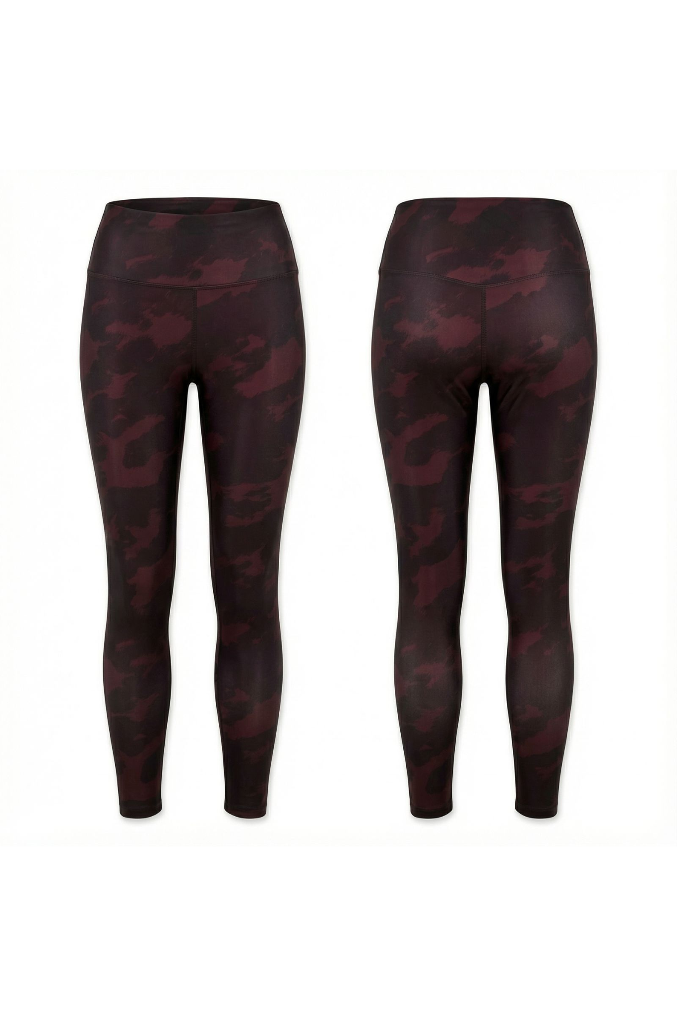 luz-collections-legging-amandine-motif-animalier-panth-re-bordeaux-taille-haute- image 7