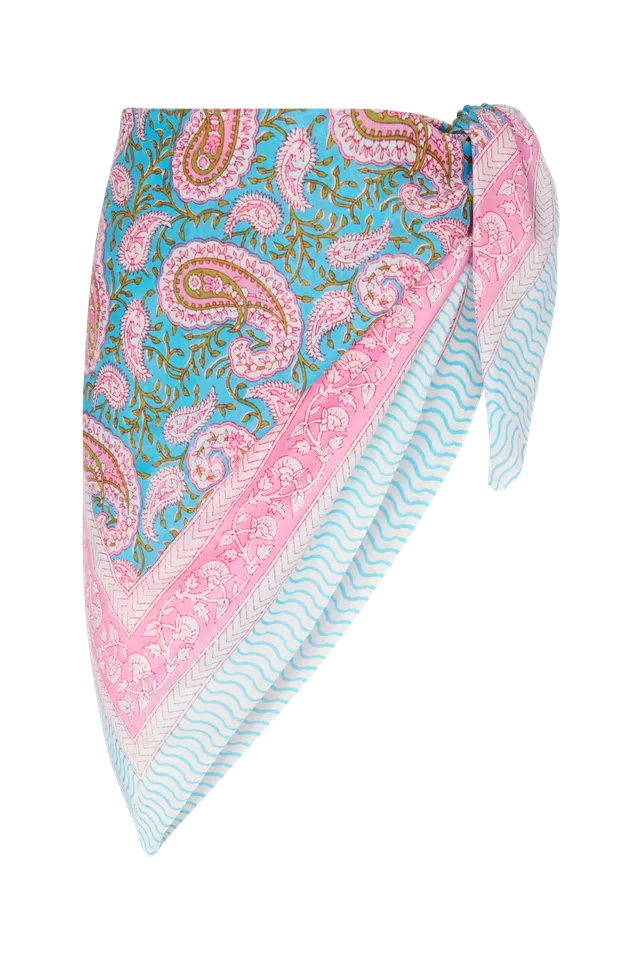 anja-paris-le-par-o-imprim-cachemire-rose-bleu-pareo-de-plage-180-x-115-cm image 1