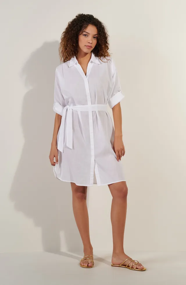pain-de-sucre-cassandre-robe-chemise-ceintur-e-blanc image 1
