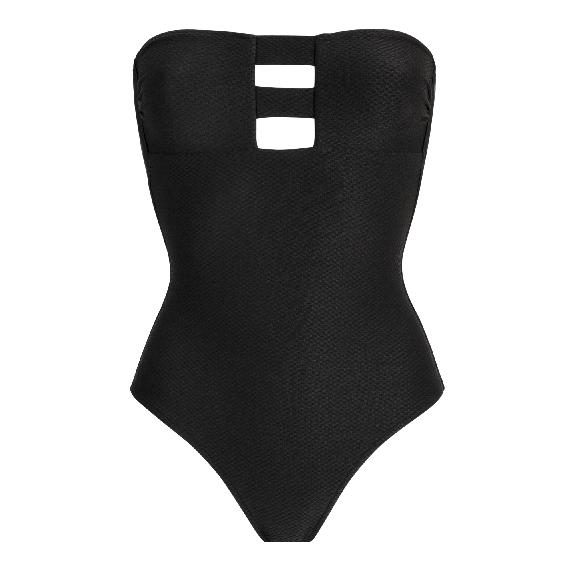 anja-paris-l-espi-gle-noir-maillot-de-bain-bustier-armatures-en-mati-re-gaufr-e image 2