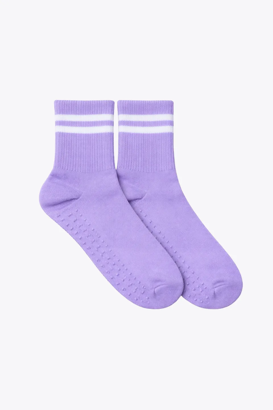 luz-collections-chaussettes-ray-es-violettes-et-blanches-sport-et-quotidien image 1