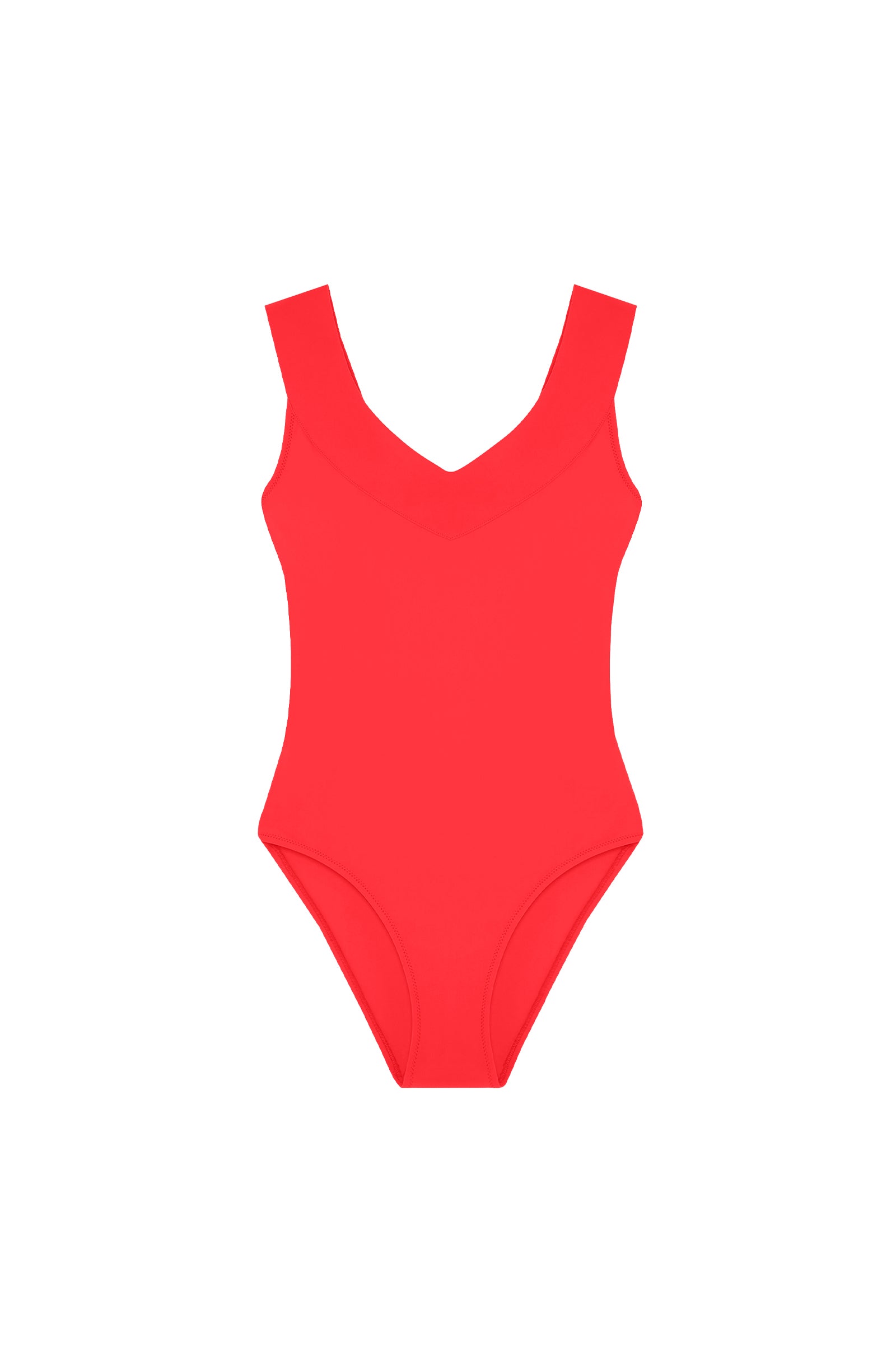 pain-de-sucre-soya-maillot-une-pi-ce-nageur-crois-dos-groseille-rouge-vif image 5