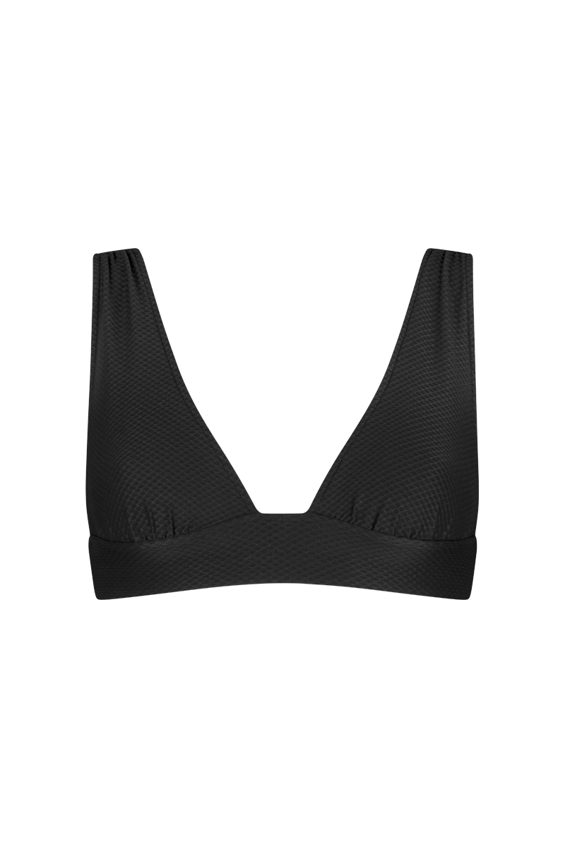 anja-paris-l-ensorcelant-noir-haut-foulard-plongeant-jacquard image 2