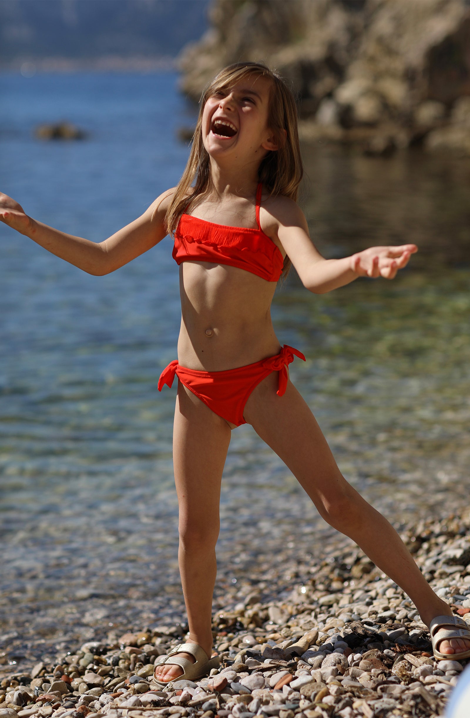 pain-de-sucre-louna-ensemble-maillot-2-pi-ces-bandeau-fille-orange image 3