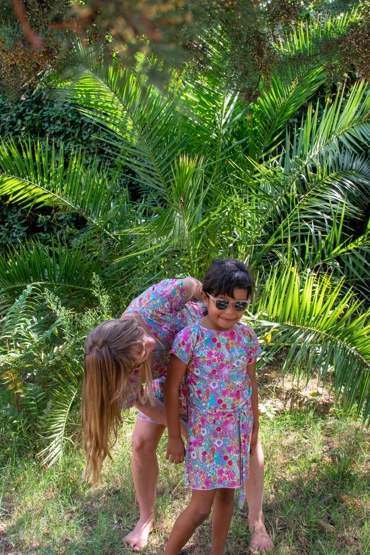 les-ultraviolettes-mini-guincho-robe-de-plage-anti-uv-upf50-fille-liberty-garden image 1