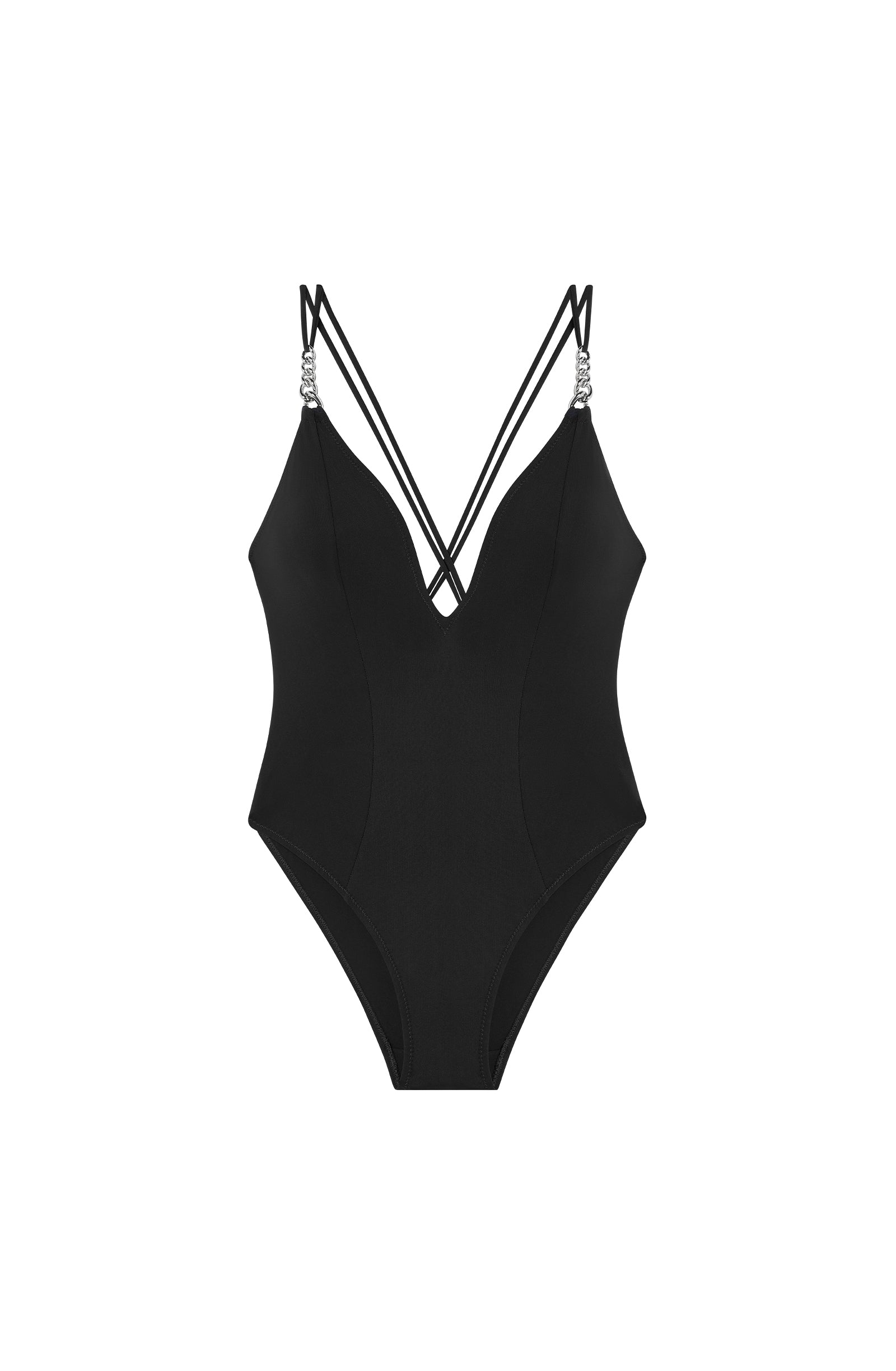 pain-de-sucre-karli-maillot-1-pi-ce-plongeant-bijoux-noir image 6