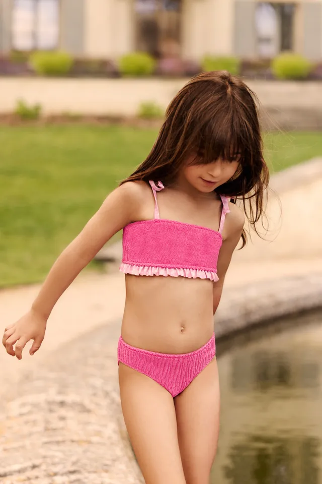 luz-collections-emma-rose-framboise-maillot-de-bain-deux-pi-ces-enfant-luz-x-tar image 1
