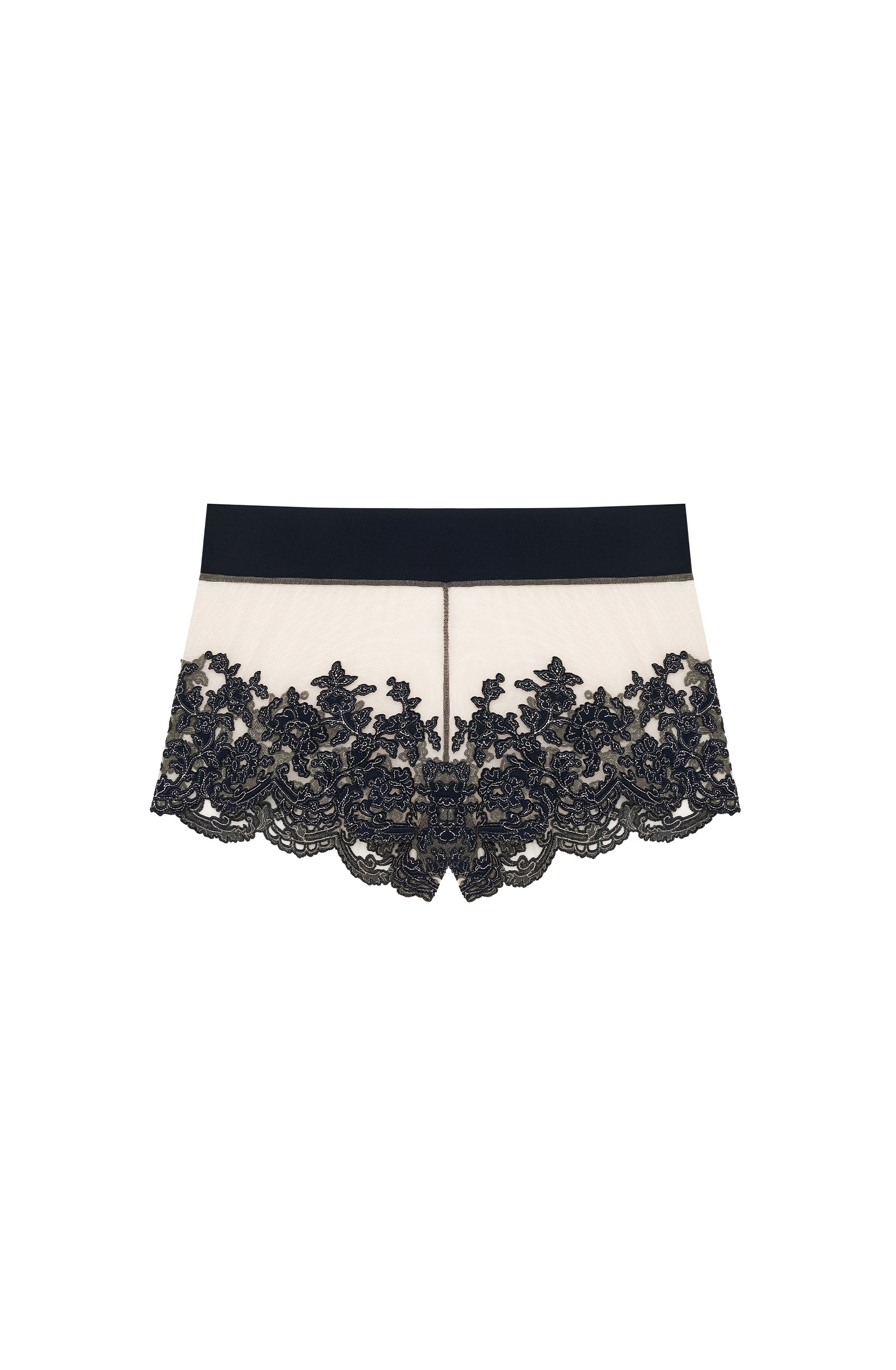 pain-de-sucre-desiree-shorty-brod-en-tulle-transparent-frise-finition-bonded-noi image 5