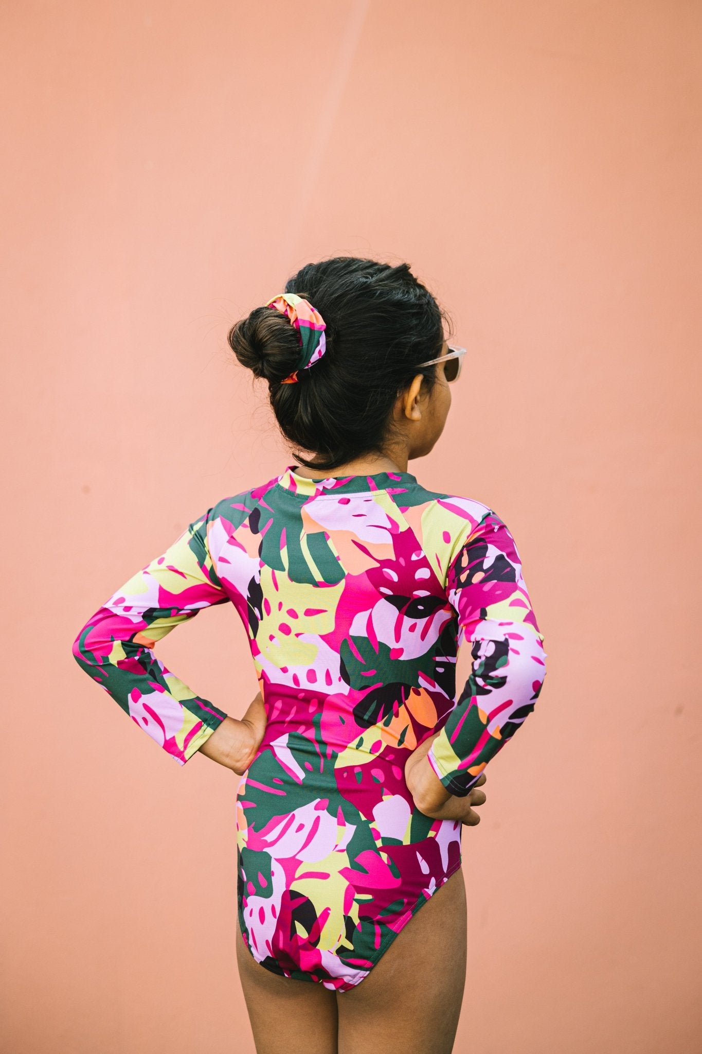 les-ultraviolettes-mini-milos-maillot-anti-uv-fille-happy-jungle image 2