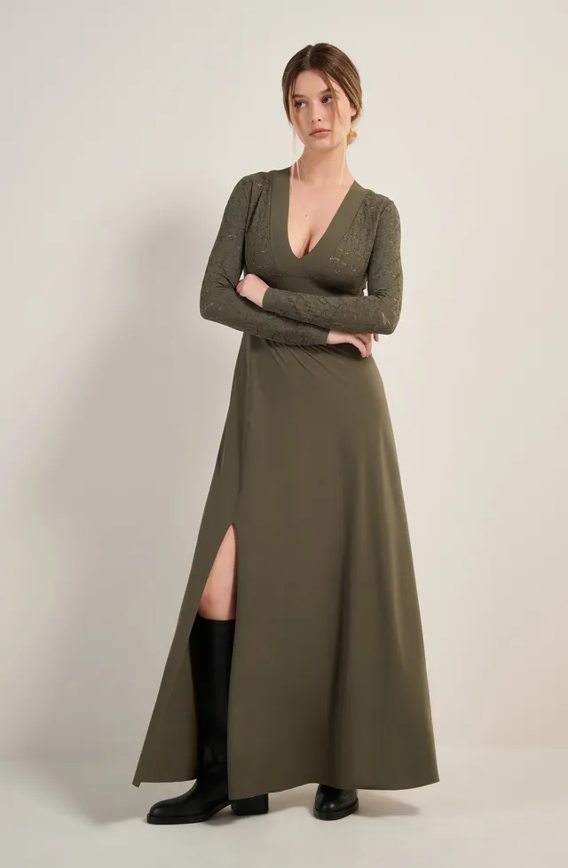pain-de-sucre-vanao-robe-longue-bi-mati-re-dentelle-lichen image 1