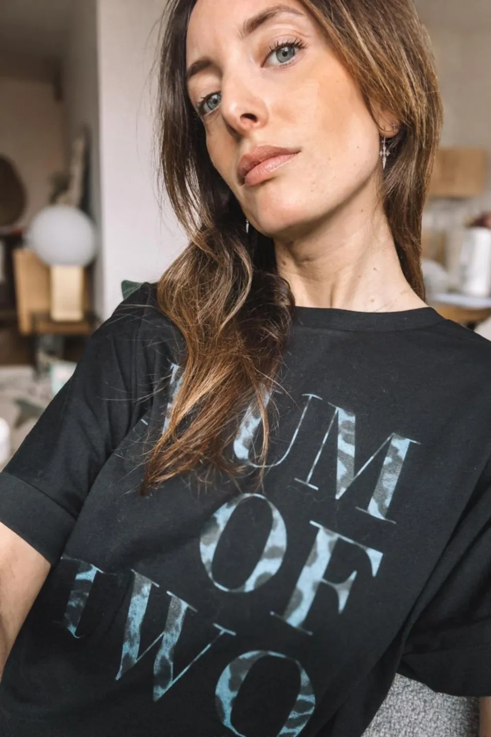 luz-collections-tee-shirt-mum-of-noir-bleu image 1