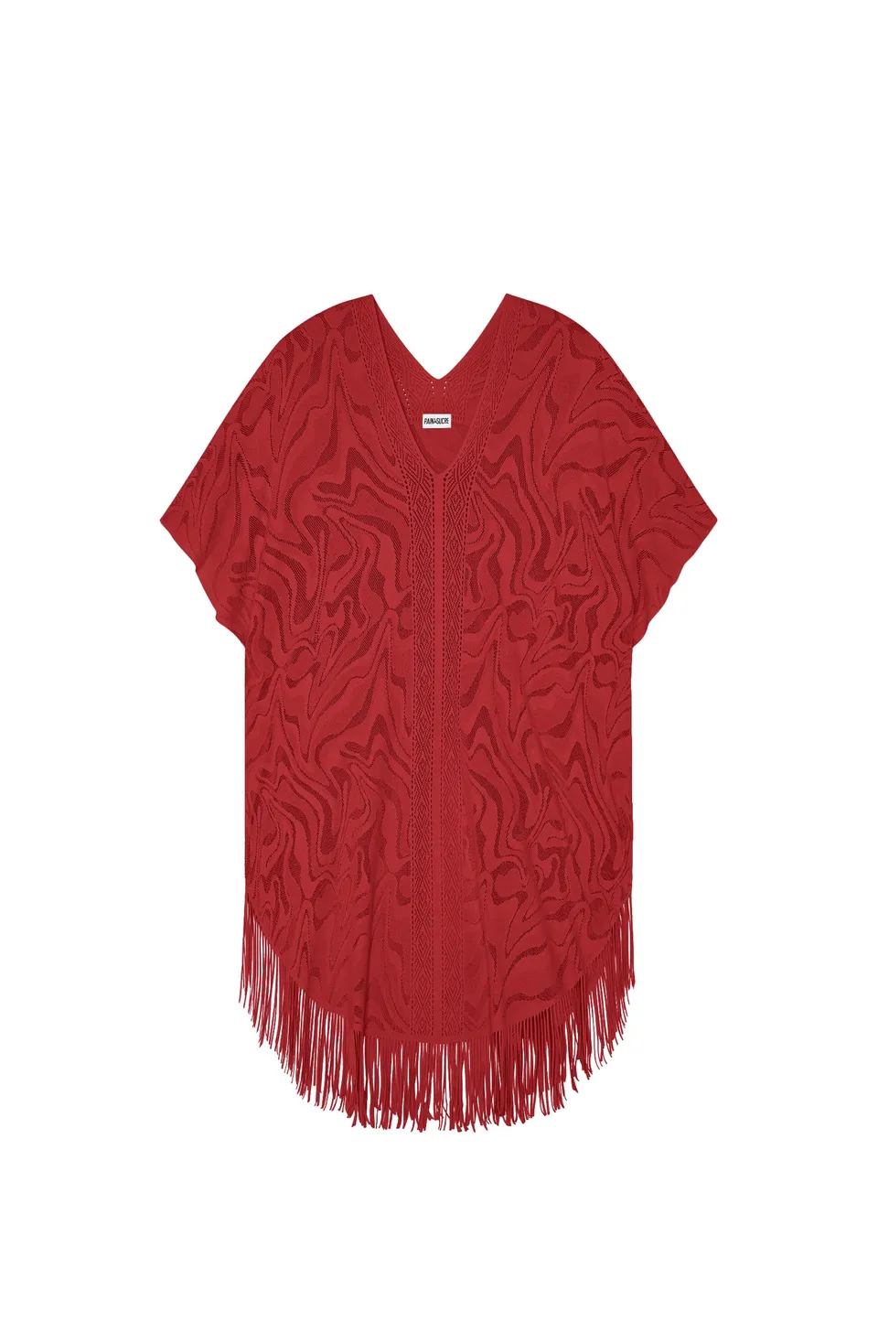 pain-de-sucre-pery-poncho-beachwear-dentelle-franges-garance image 1