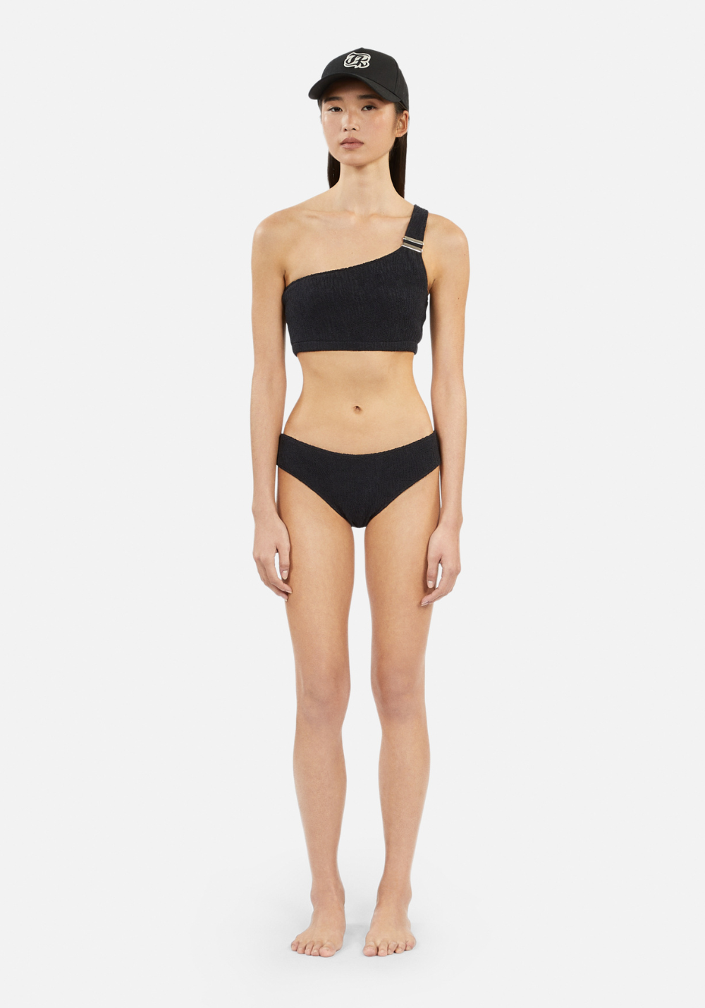 luz-collections-coralie-x-the-kooples-haut-deux-pi-ces-asym-trique-noir-uv50 image 4