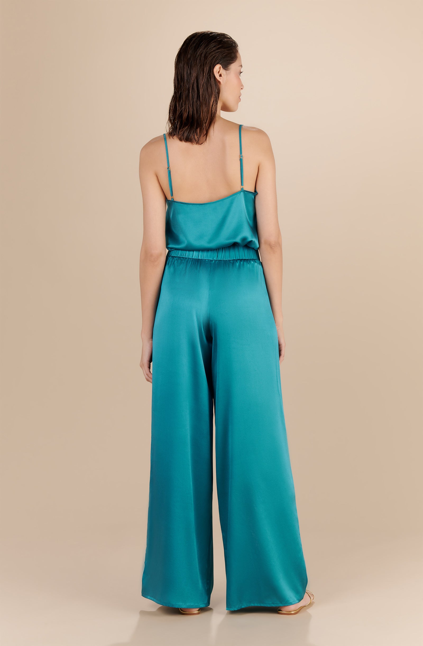 pain-de-sucre-tom-pantalon-large-en-soie-stretch-taille-fronc-e-persan image 2
