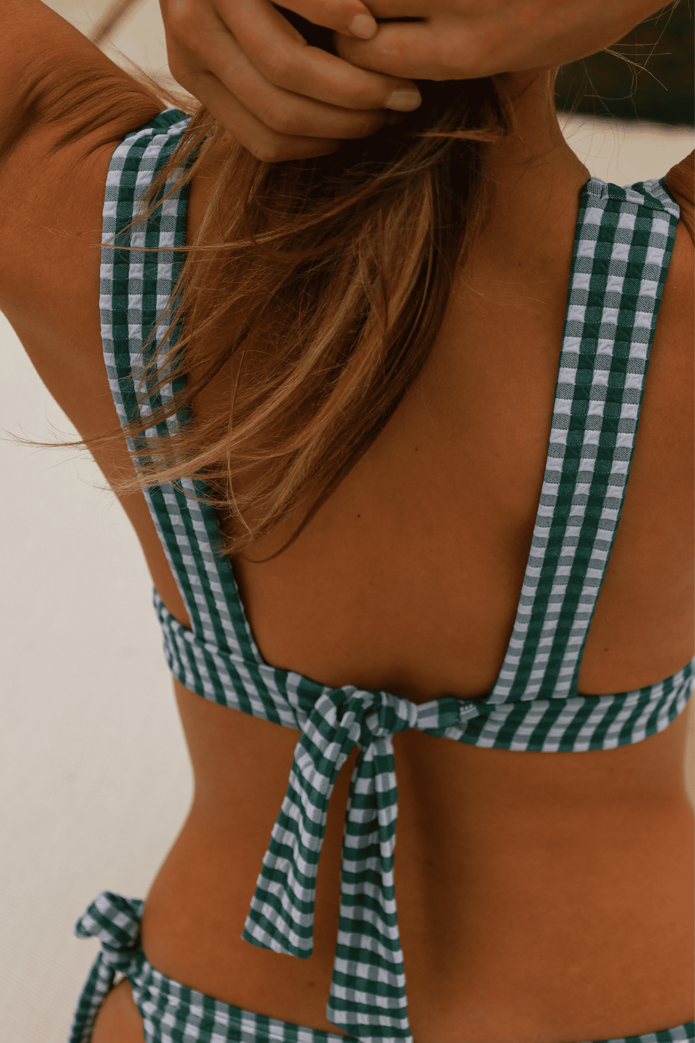 anja-paris-l-ensorcelant-vichy-vert-haut-foulard-plongeant-jacquard image 4