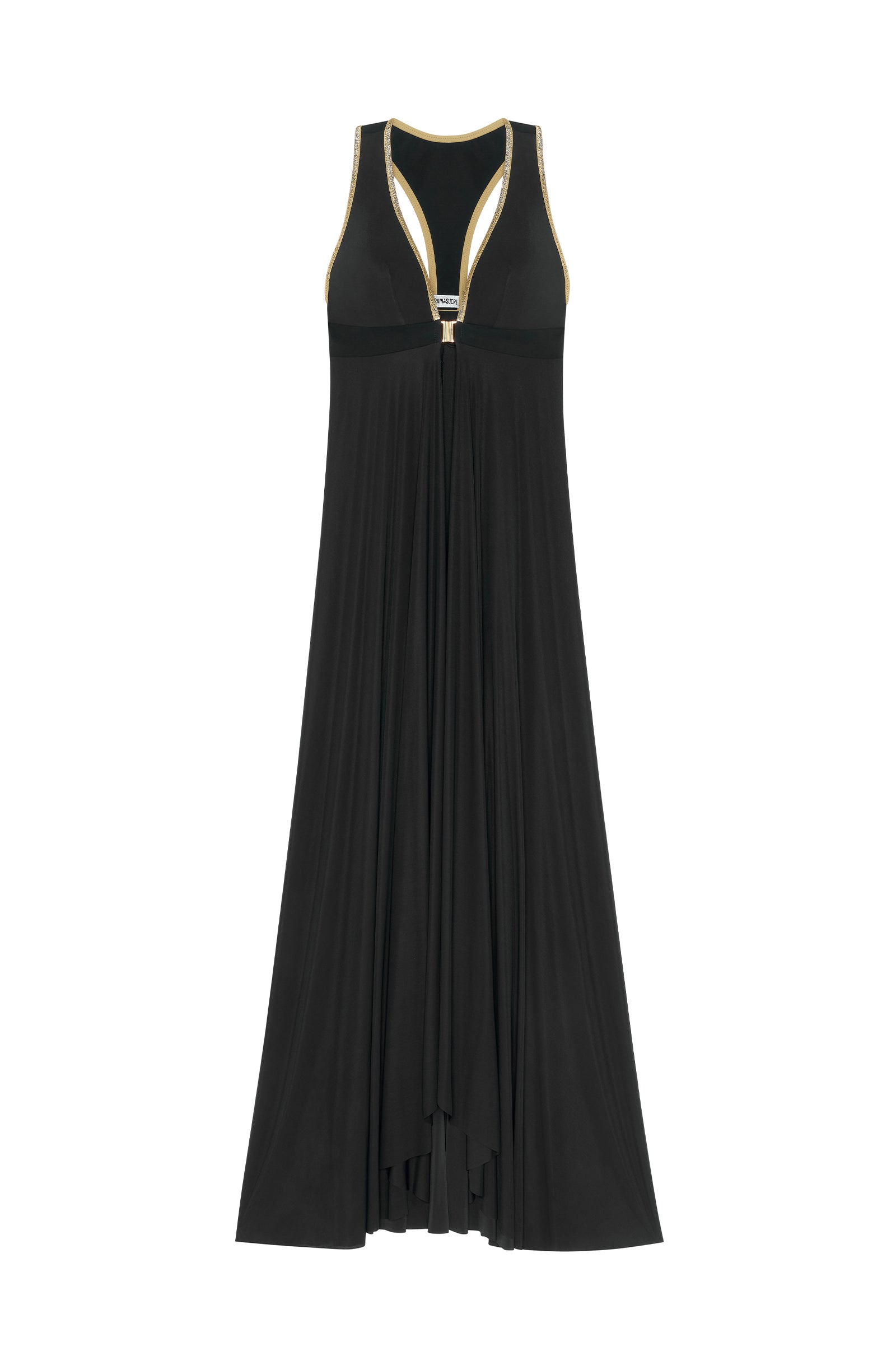 pain-de-sucre-rosane-robe-longue-vas-e-en-voile-lycra-ouverte-sur-le-devant-noir image 6