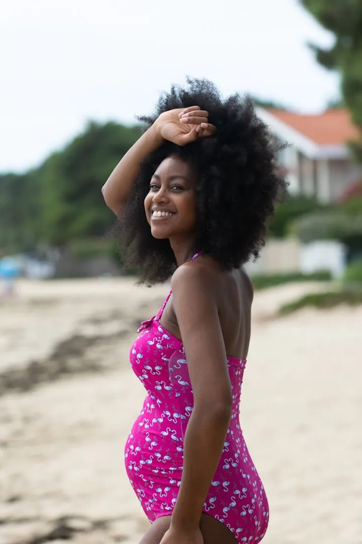 les-ultraviolettes-copacabana-maillot-de-grossesse-bustier-anti-uv-flamingos image 1
